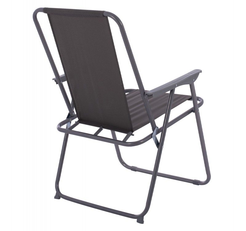 ΚΑΡΕΚΛΑ ΠΑΡΑΛΙΑΣ DEVAL ΜΕ ΨΗΛΗ ΠΛΑΤΗ ΠΤΥΣΣΟΜΕΝΗ ΓΚΡΙ HM5148.01 ΜΕΤΑΛΛΙΚΗ