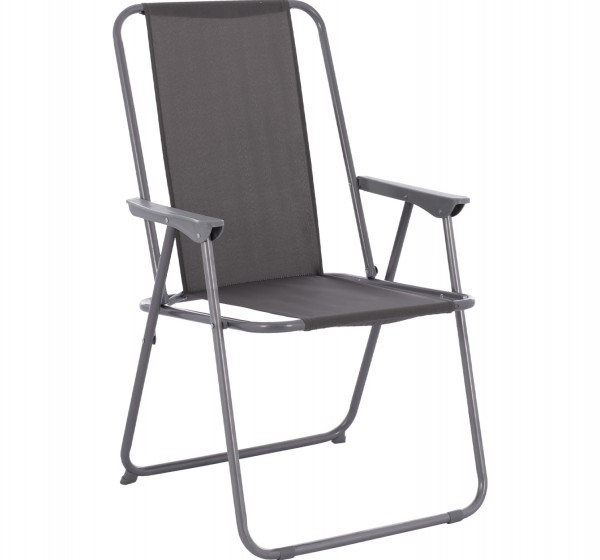 ΚΑΡΕΚΛΑ ΠΑΡΑΛΙΑΣ DEVAL ΜΕ ΨΗΛΗ ΠΛΑΤΗ ΠΤΥΣΣΟΜΕΝΗ ΓΚΡΙ HM5148.01 ΜΕΤΑΛΛΙΚΗ