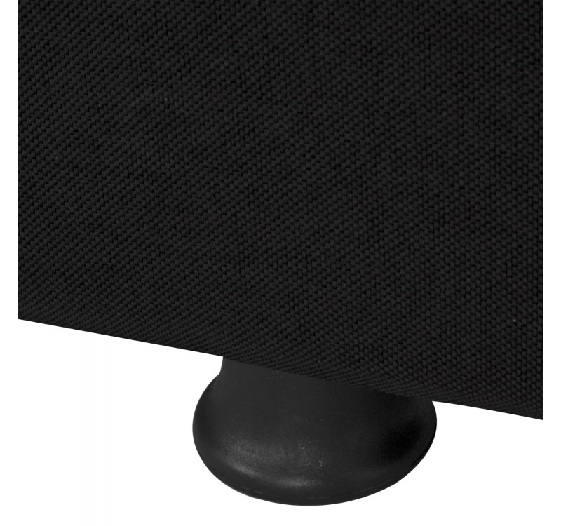 ΚΑΝΑΠΕΣ ΚΡΕΒΑΤΙ ANDRI ΤΡΙΘΕΣΙΟΣ ΜΑΥΡΟΣ HM3239.01 180x72x77 εκ.
