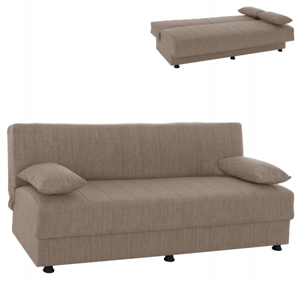 ΚΑΝΑΠΕΣ ΚΡΕΒΑΤΙ ANDRI ΤΡΙΘΕΣΙΟΣ ΜΠΕΖ HM3239.04 180x83x74Υ εκ.