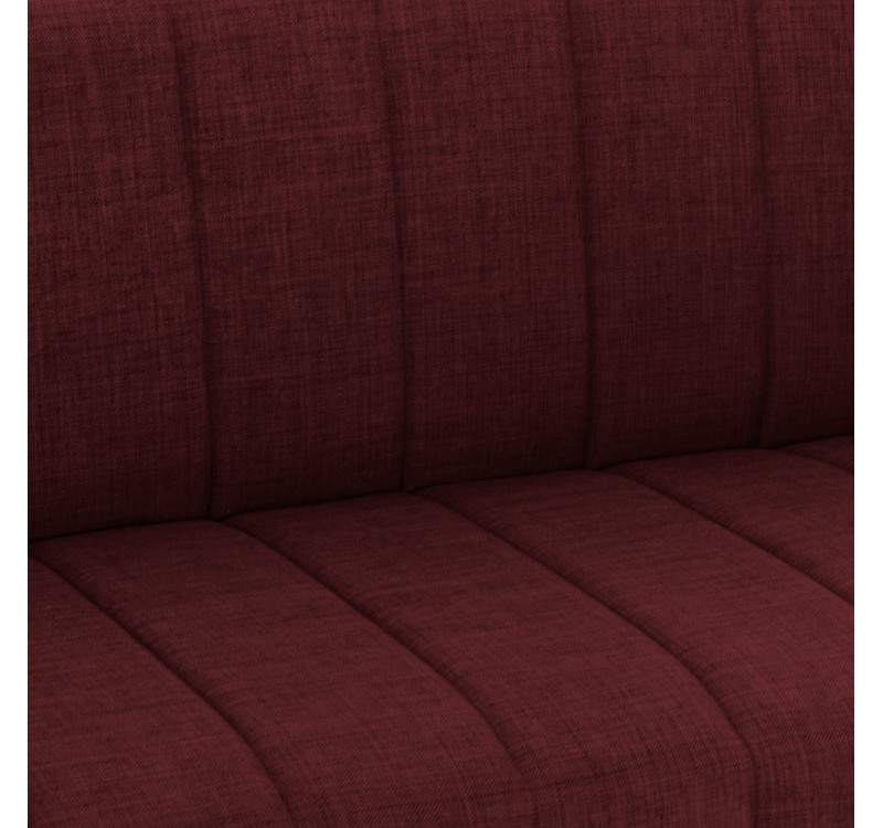 ΚΑΝΑΠΕΣ ΚΡΕΒΑΤΙ ANDRI ΤΡΙΘΕΣΙΟΣ ΚΟΚΚΙΝΟ HM3239.06 180x72x77 εκ.