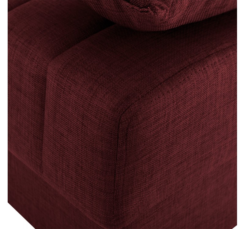 ΚΑΝΑΠΕΣ ΚΡΕΒΑΤΙ ANDRI ΤΡΙΘΕΣΙΟΣ ΚΟΚΚΙΝΟ HM3239.06 180x72x77 εκ.