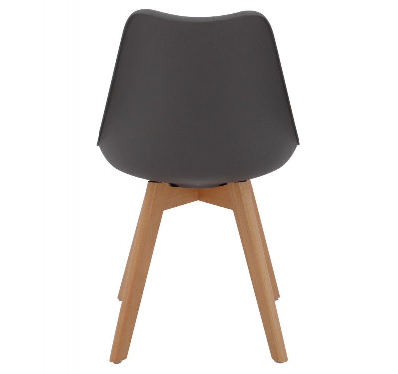 ΚΑΡΕΚΛΑ VEGAS HM0033.03 ΠΟΔΙΑ ΟΞΙΑΣ-ΚΑΘΙΣΜΑ P.P. ΣΚΟΥΡΟ ΓΚΡΙ 45x56x80Υεκ.