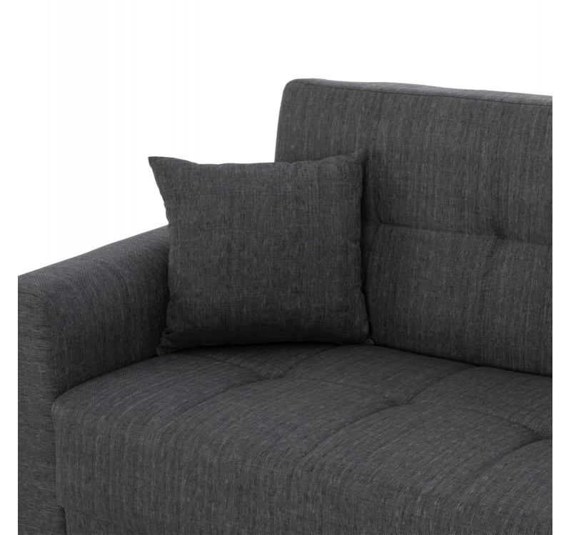 ΚΑΝΑΠΕΣ ΚΡΕΒΑΤΙ HEMA ΔΙΘΕΣΙΟΣ  ΨΗΛΗ ΠΛΑΤΗ ΓΚΡΙ HM3243.03 160x84x88 εκ.