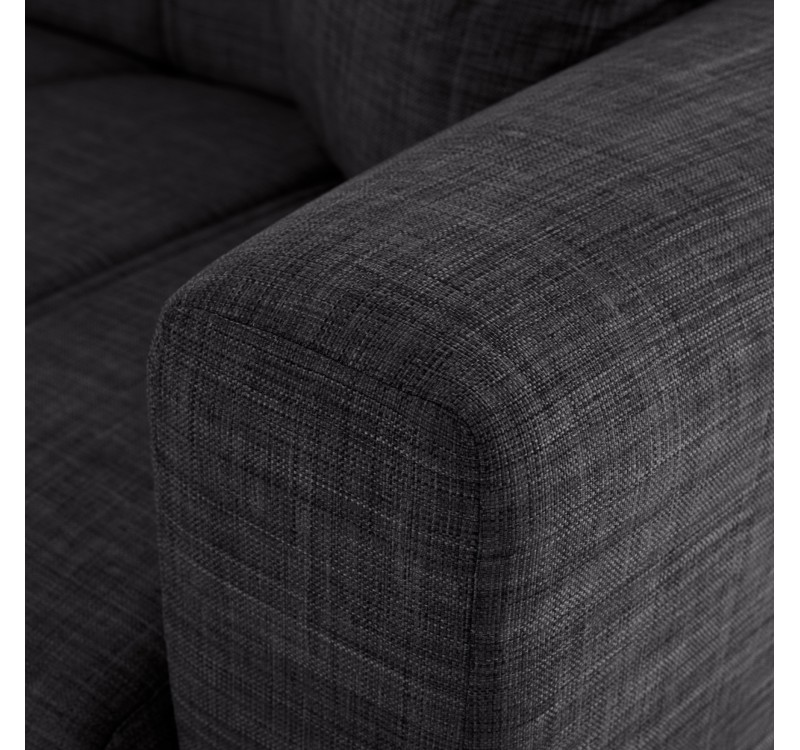 ΚΑΝΑΠΕΣ ΚΡΕΒΑΤΙ POLYA ΤΡΙΘΕΣΙΟΣ HM3240.03 ΓΚΡΙ 215x85x76Υ εκ.