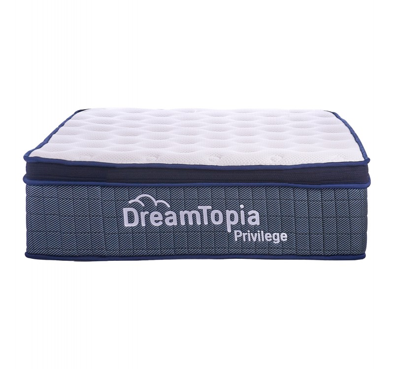ΣΤΡΩΜΑ DREAMTOPIA, σειρά PRIVILEGE HM660.90 POCKET SPRING ΜΕ ΑΝΩΣΤΡΩΜΑ 90X190x29Υεκ.