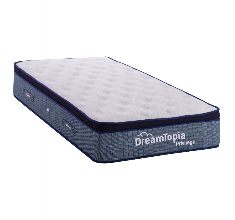 ΣΤΡΩΜΑ DREAMTOPIA, σειρά PRIVILEGE HM660.90 POCKET SPRING ΜΕ ΑΝΩΣΤΡΩΜΑ 90X190x29Υεκ.