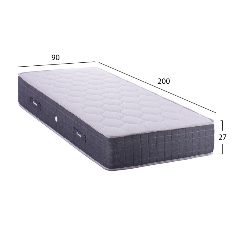 ΣΤΡΩΜΑ DREAMTOPIA CLOUD9 HM656.90-200 BONNELL SPRING 90x200x27Υ εκ.