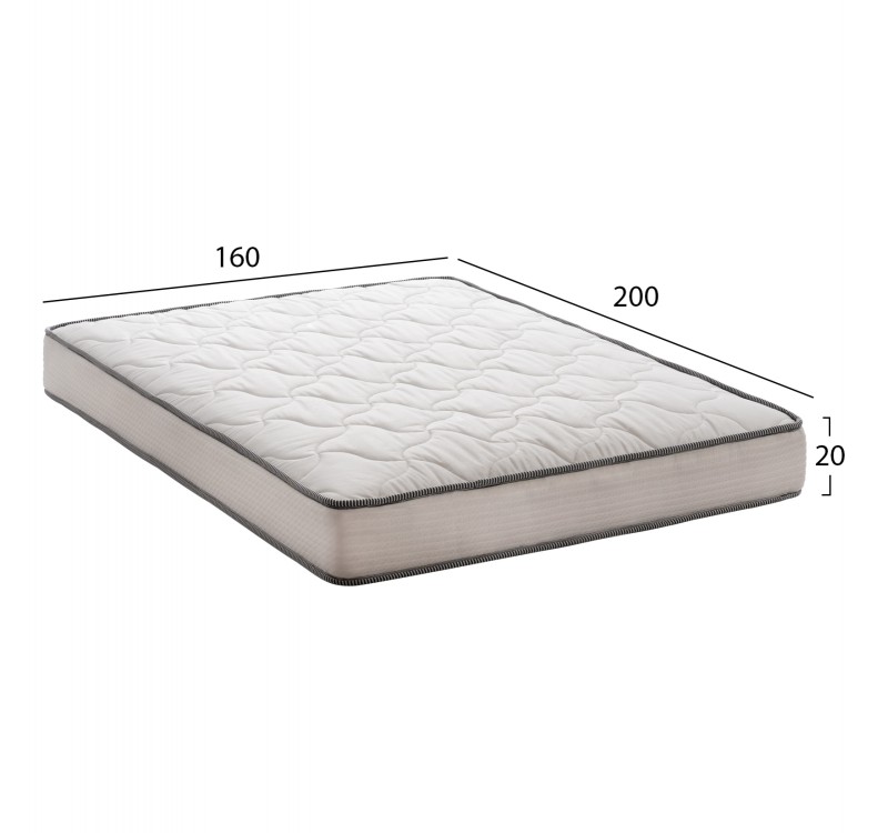 ΣΤΡΩΜΑ DREAMTOPIA ΣΕΙΡΑ ATLAS HM654.160 BONNELL SPRING 160x200x20Y εκ.