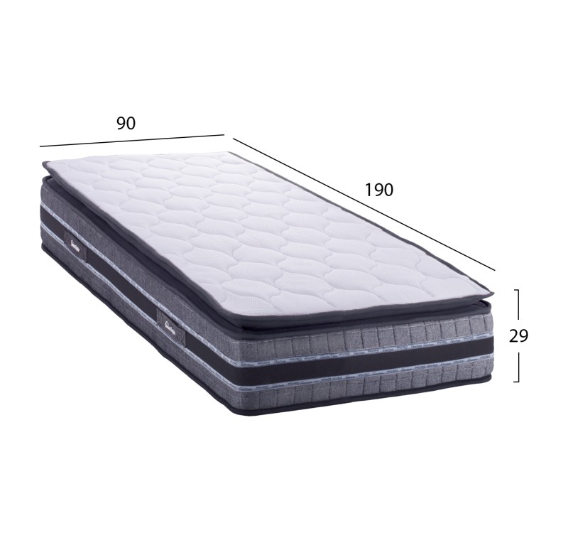 ΣΤΡΩΜΑ DREAMTOPIA σειρά CELESTIAL HM663.90 MINI BONNELL SPRING & ΑΝΩΣΤΡΩΜΑ 90x190x29Yεκ.