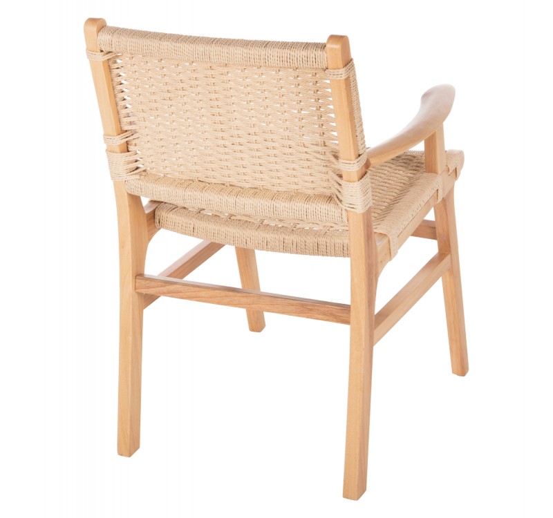 ΠΟΛΥΘΡΟΝΑ ΕΣΩΤ. ΧΩΡΟΥ HM9331.01 IGNACIO RUBBERWOOD-ΣΧΟΙΝΙ 61x56x83Υεκ.