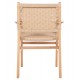 ΠΟΛΥΘΡΟΝΑ ΕΣΩΤ. ΧΩΡΟΥ HM9331.01 IGNACIO RUBBERWOOD-ΣΧΟΙΝΙ 61x56x83Υεκ.