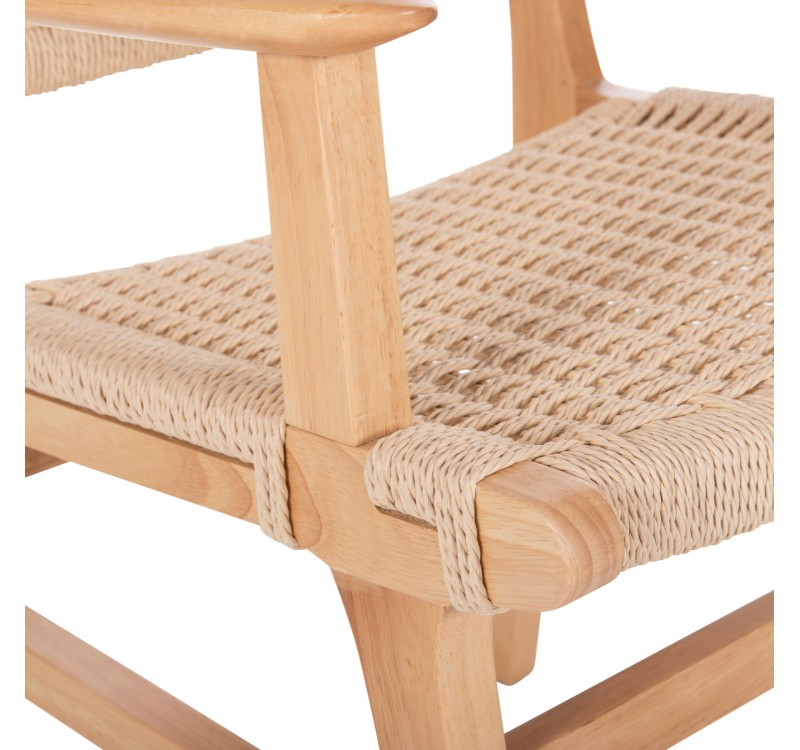 ΠΟΛΥΘΡΟΝΑ ΕΣΩΤ. ΧΩΡΟΥ HM9331.01 IGNACIO RUBBERWOOD-ΣΧΟΙΝΙ 61x56x83Υεκ.