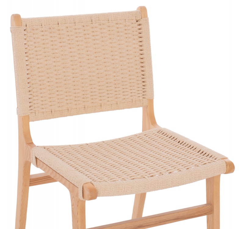 ΚΑΡΕΚΛΑ IGNACIO RUBBERWOOD ΣΧΟΙΝΙ ΦΥΣΙΚΟ HM9330.01 50X60X87Υεκ.