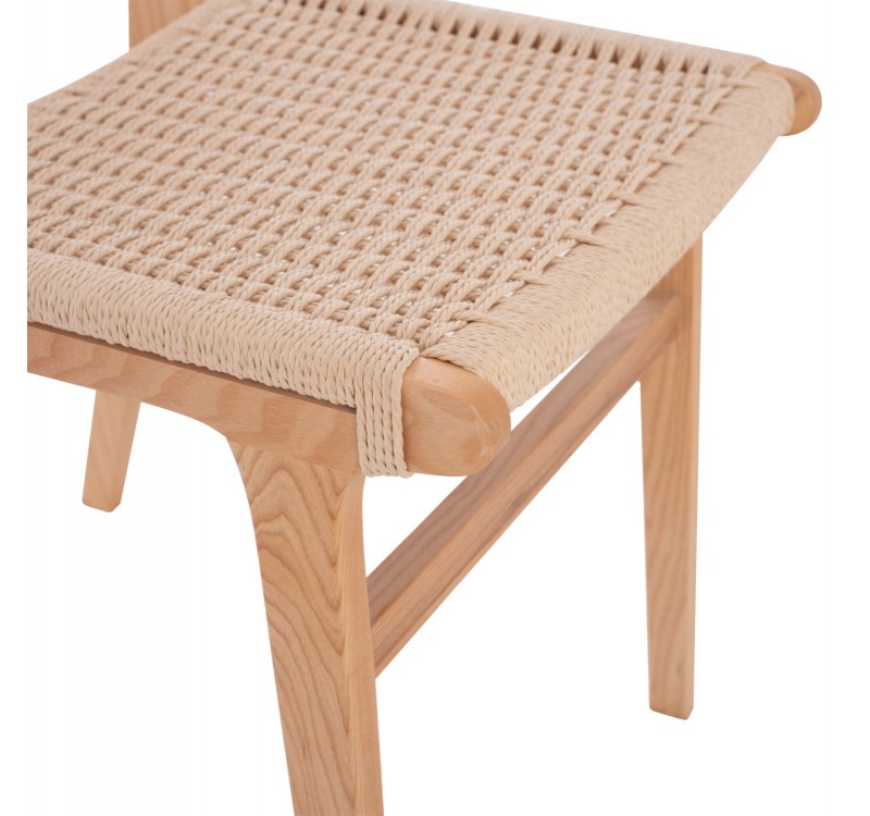 ΚΑΡΕΚΛΑ IGNACIO RUBBERWOOD ΣΧΟΙΝΙ ΦΥΣΙΚΟ HM9330.01 50X60X87Υεκ.