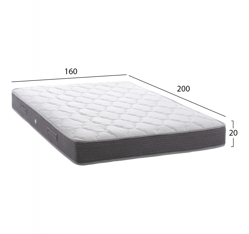 ΣΤΡΩΜΑ DREAMTOPIA ΣΕΙΡΑ LULLABY ALOE VERA HM655.160 BONNELL SPRING 160x200x20Y εκ.