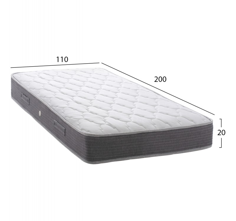 ΣΤΡΩΜΑ DREAMTOPIA ΣΕΙΡΑ LULLABY ALOE VERA HM655.110-200 BONNELL SPRING 110x200x20Yεκ.