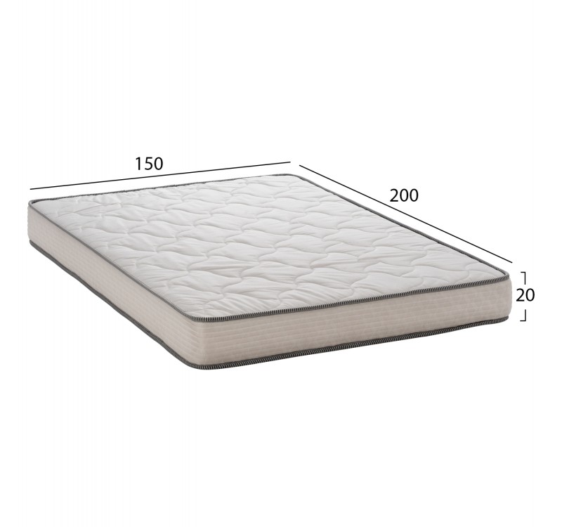 ΣΤΡΩΜΑ DREAMTOPIA ΣΕΙΡΑ RELIEF HM653.150 BONNELL SPRING 150x200x20Y εκ.