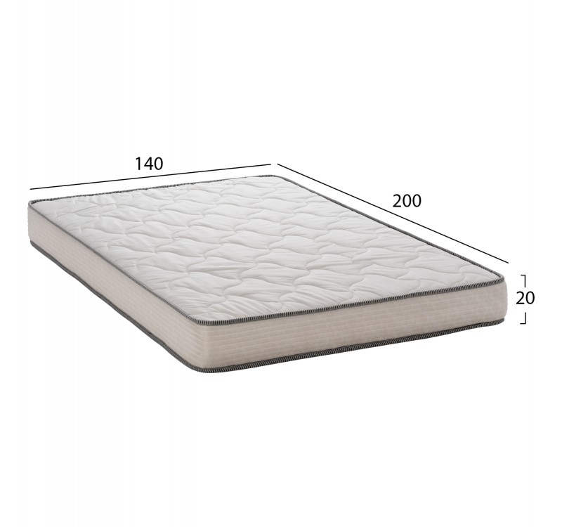 ΣΤΡΩΜΑ DREAMTOPIA ΣΕΙΡΑ RELIEF HM653.140-200 BONNELL SPRING 140x200x20Y εκ.