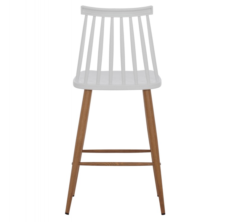 ΣΚΑΜΠΟ ΜΠΑΡ VANESSA HM9300.01 ΛΕΥΚΟ ΜΕΣΑΙΟΥ ΥΨΟΥΣ 43x45x97Υεκ.