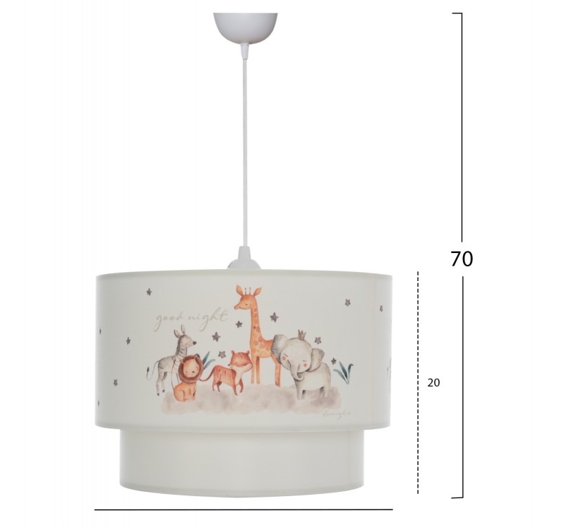 ΠΑΙΔΙΚΟ ΦΩΤΙΣΤΙΚΟ ΟΡΟΦΗΣ BALOO Φ30x70εκ. HM7572.03