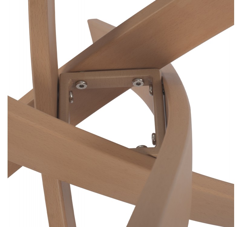 ΤΡΑΠΕΖΙ ΤΡΑΠΕΖΑΡΙΑΣ ΣΤΡΟΓΓΥΛΟ JADA ΜΕΤΑΛΛΙΚΑ ΠΟΔΙΑ ΜΕ ΥΦΗ ΞΥΛΟΥ ΚΑΙ ΓΥΑΛΙ Φ120X75Y εκ.HM8733.02