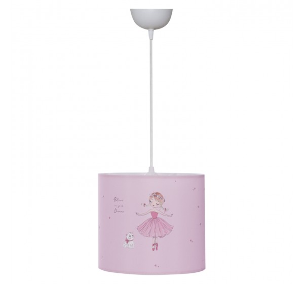 ΠΑΙΔΙΚΟ ΦΩΤΙΣΤΙΚΟ ΟΡΟΦΗΣ ΥΦΑΣΜΑΤΙΝΟ BALLERINA Φ25x21-62 εκ.HM7575.02