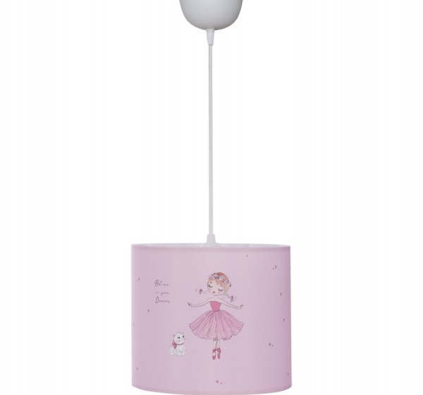 ΠΑΙΔΙΚΟ ΦΩΤΙΣΤΙΚΟ ΟΡΟΦΗΣ ΥΦΑΣΜΑΤΙΝΟ BALLERINA Φ25x21-62 εκ.HM7575.02