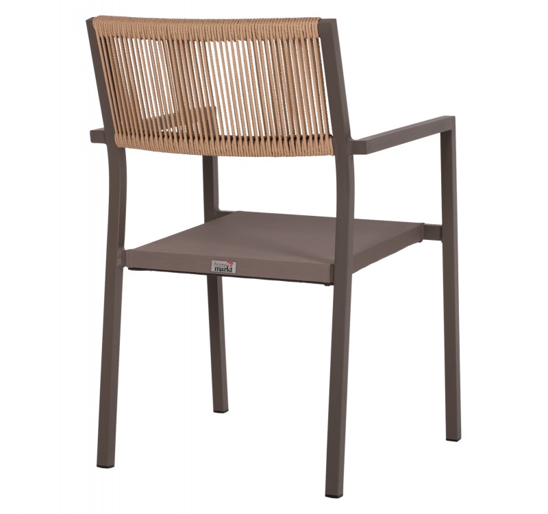 ΠΟΛΥΘΡΟΝΑ ΑΛΟΥΜΙΝΙΟΥ ΕΠΑΓΓΕΛΜΑΤΙΚΗ ΣΑΜΠΑΝΙΖΕ MIREN ME RATTAN ΠΛΑΤΗ HM5893.03 55,5x58,5x83 εκ.