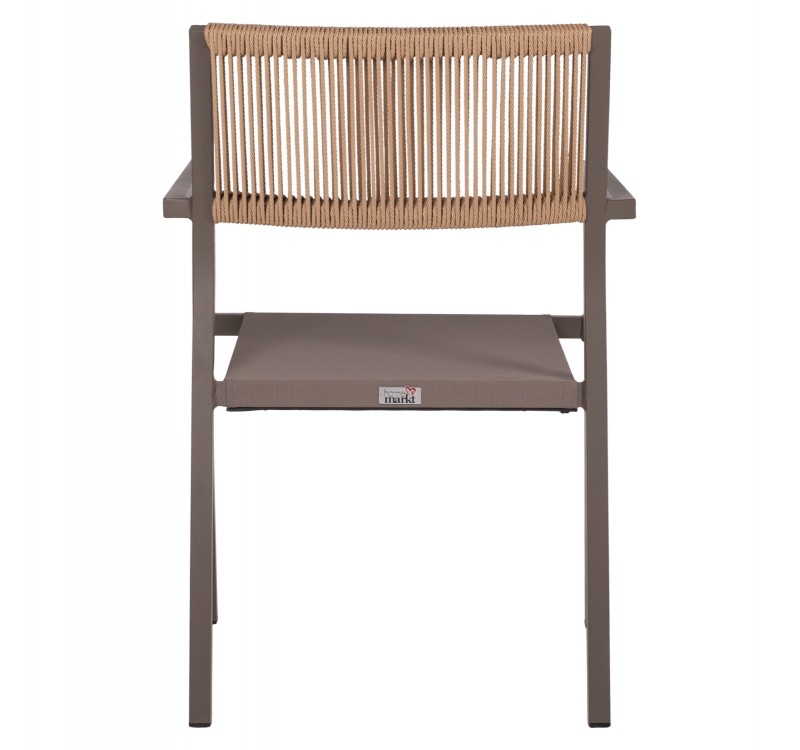 ΠΟΛΥΘΡΟΝΑ ΑΛΟΥΜΙΝΙΟΥ ΕΠΑΓΓΕΛΜΑΤΙΚΗ ΣΑΜΠΑΝΙΖΕ MIREN ME RATTAN ΠΛΑΤΗ HM5893.03 55,5x58,5x83 εκ.