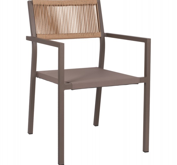 ΠΟΛΥΘΡΟΝΑ ΑΛΟΥΜΙΝΙΟΥ ΕΠΑΓΓΕΛΜΑΤΙΚΗ ΣΑΜΠΑΝΙΖΕ MIREN ME RATTAN ΠΛΑΤΗ HM5893.03 55,5x58,5x83 εκ.