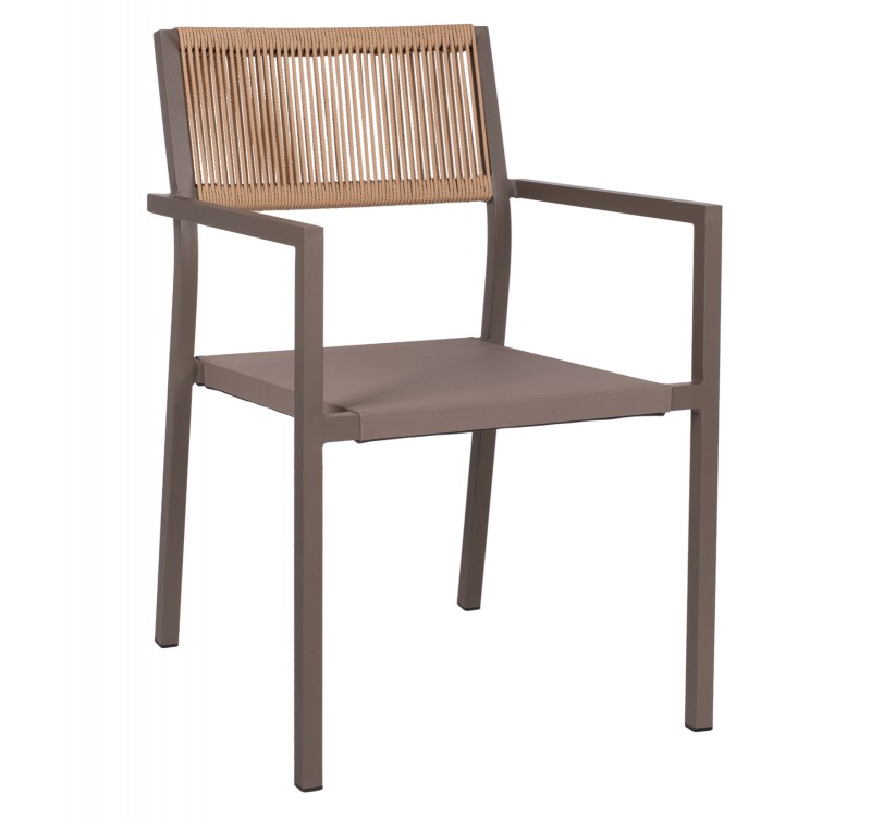 ΠΟΛΥΘΡΟΝΑ ΑΛΟΥΜΙΝΙΟΥ ΕΠΑΓΓΕΛΜΑΤΙΚΗ ΣΑΜΠΑΝΙΖΕ MIREN ME RATTAN ΠΛΑΤΗ HM5893.03 55,5x58,5x83 εκ.