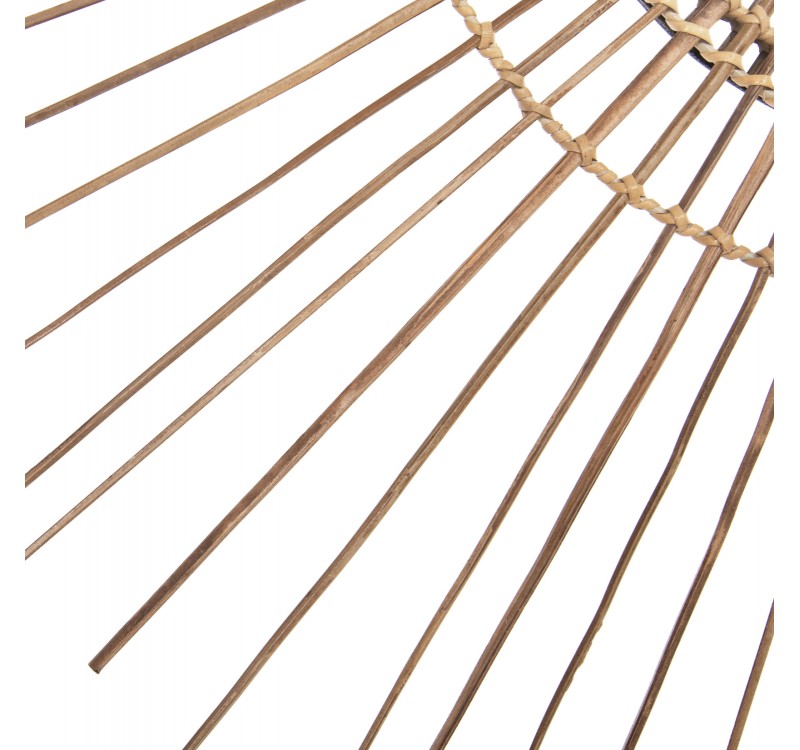 ΚΑΘΡΕΠΤΗΣ ΣΤΡΟΓΓΥΛΟΣ ΜΕ ΠΛΑΙΣΙΟ ΑΠΟ STICKS ΚΟΚΟΦΟΙΝΙΚΑ ΣΕ ΧΡΩΜΑ ΦΥΣΙΚΟ Φ85 εκ.HM7733