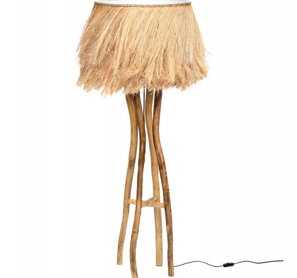 ΦΩΤΙΣΤΙΚΟ ΔΑΠΕΔΟΥ ΜΕ ΞΥΛΟ ΤΕΑΚ ΚΑΙ ΙΝΕΣ ΑΜΠΑΚΑ ΣΕ ΦΥΣΙΚΟ ΧΡΩΜΑ 50x50x160Yεκ.HM7758