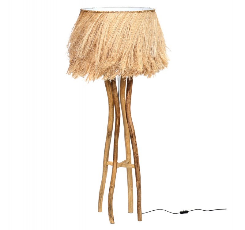 ΦΩΤΙΣΤΙΚΟ ΔΑΠΕΔΟΥ ΜΕ ΞΥΛΟ ΤΕΑΚ ΚΑΙ ΙΝΕΣ ΑΜΠΑΚΑ ΣΕ ΦΥΣΙΚΟ ΧΡΩΜΑ 50x50x160Yεκ.HM7758