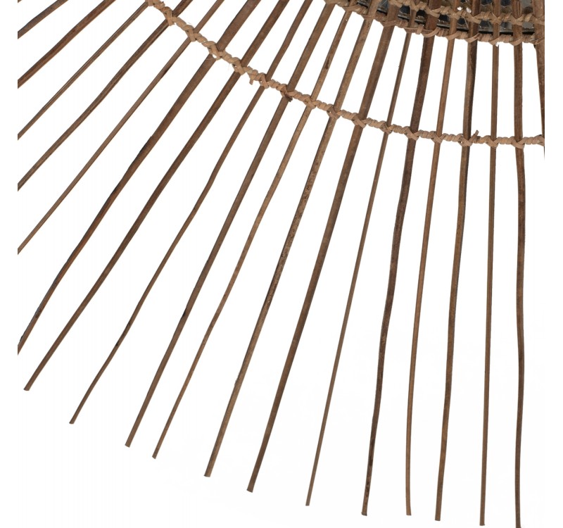 ΚΑΘΡΕΠΤΗΣ ΤΟΙΧΟΥ ΣΤΡΟΓΓΥΛΟΣ ΜΕ STICKS ΚΟΚΟΦΟΙΝΙΚΑ ΣΕ ΦΥΣΙΚΟ 120x4x120Yεκ.HM7732