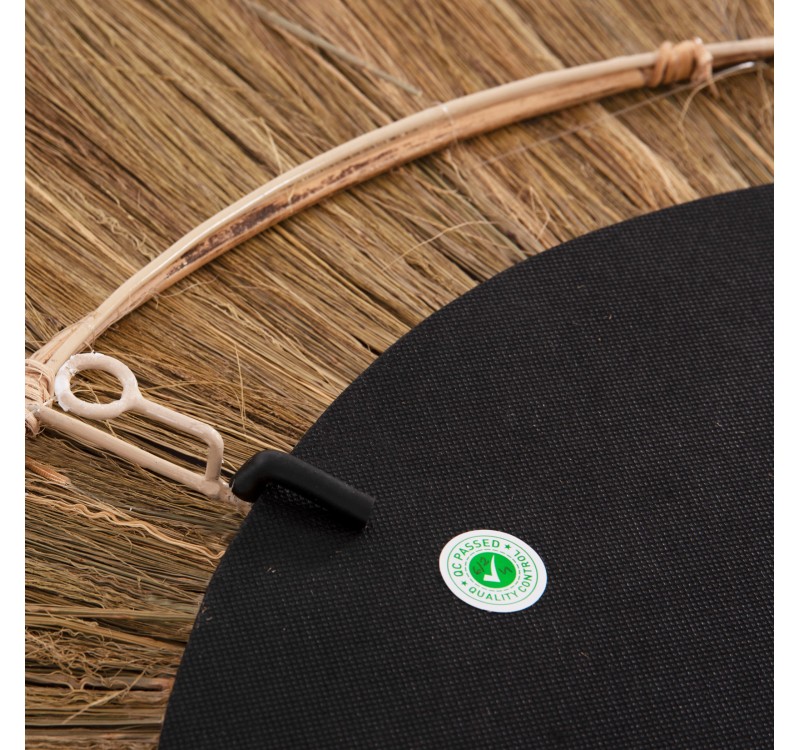 ΚΑΘΡΕΠΤΗΣ ΤΟΙΧΟY ΣΤΡΟΓΓΥΛΟΣ ΠΛΑΙΣΙΟ ΙΝΕΣ ΜΠΑΝΑΝΑΣ ΣΕ ΦΥΣΙΚΟ 130x4x130Υεκ.HM7734