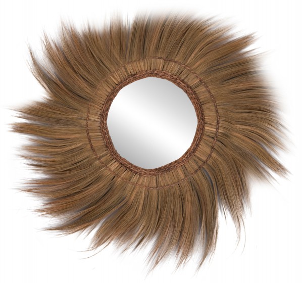 ΚΑΘΡΕΠΤΗΣ ΤΟΙΧΟY ΣΤΡΟΓΓΥΛΟΣ ΠΛΑΙΣΙΟ ΙΝΕΣ ΜΠΑΝΑΝΑΣ ΣΕ ΦΥΣΙΚΟ 130x4x130Υεκ.HM7734