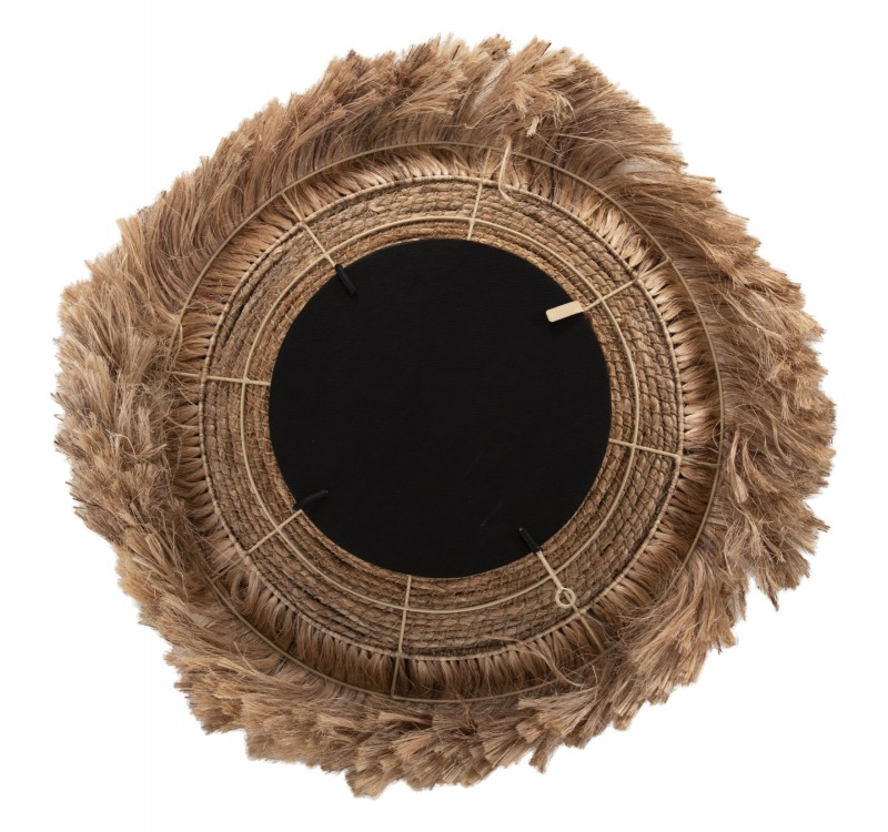 ΚΑΘΡΕΠΤΗΣ ΤΟΙΧΟΥ ΣΤΡΟΓΓΥΛΟΣ ΜΕ ΠΛΑΙΣΙΟ ΑΠΟ ΙΝΕΣ ΑΜΠΑΚΑ ΣΕ ΦΥΣΙΚΟ 85x17x85Yεκ.HM7742