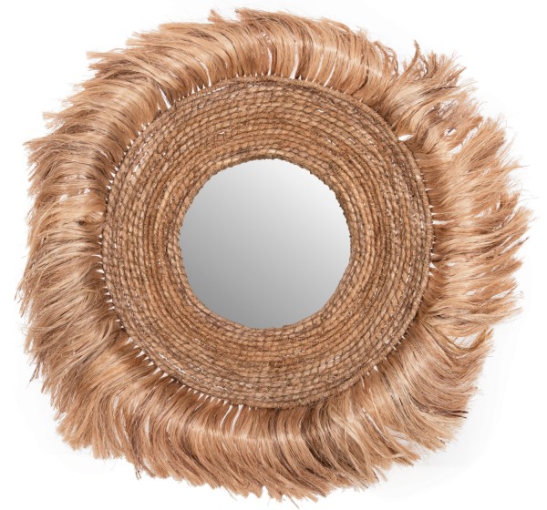 ΚΑΘΡΕΠΤΗΣ ΤΟΙΧΟΥ ΣΤΡΟΓΓΥΛΟΣ ΜΕ ΠΛΑΙΣΙΟ ΑΠΟ ΙΝΕΣ ΑΜΠΑΚΑ ΣΕ ΦΥΣΙΚΟ 85x17x85Yεκ.HM7742