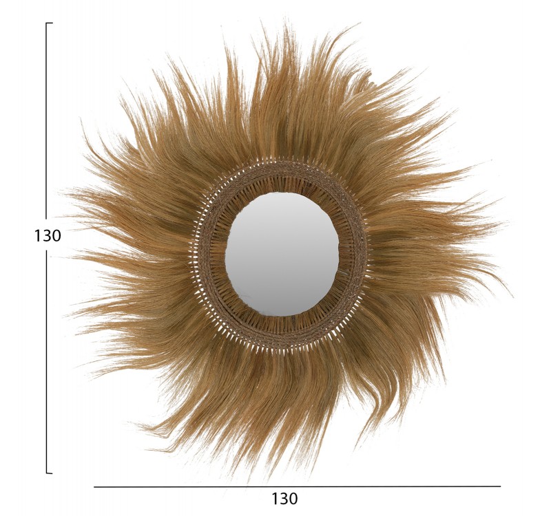 ΚΑΘΡΕΠΤΗΣ ΤΟΙΧΟΥ ΣΤΡΟΓΓΥΛΟΣ ΙΝΕΣ RAYUNG GRASS ΣΕ ΧΡΩΜΑ ΠΡΑΣΙΝΟ 130x4x130Yεκ.HM7802