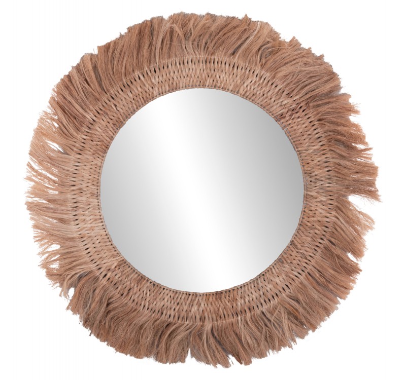 ΚΑΘΡΕΠΤΗΣ ΤΟΙΧΟΥ ΣΤΡΟΓΓΥΛΟΣ ΜΕ ΙΝΕΣ ΑΜΠΑΚΑ ΣΕ ΧΡΩΜΑ ΦΥΣΙΚΟ 120x4x120Yεκ.HM7747