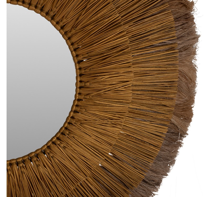 ΚΑΘΡΕΠΤΗΣ ΤΟΙΧΟΥ ΣΤΡΟΓΓΥΛΟΣ ΑΠΟ MENDONG ΚΑΙ ΑΜΠΑΚΑ ΦΥΣΙΚΟ-ΧΡΥΣΟ 80x4x80Yεκ.HM7797