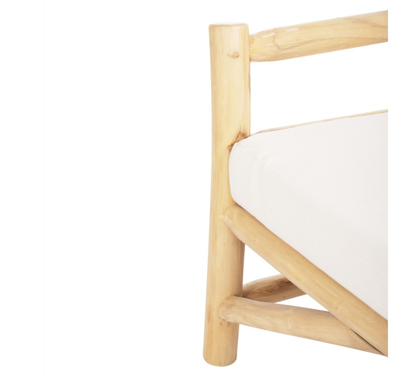 ΚΑΝΑΠΕΣ ΤΡΙΘΕΣΙΟΣ TORC HM9339 ΑΠΟ ΜΑΣΙΦ ΞΥΛΟ TΕΑK ΦΥΣΙΚΟ - ΛΕΥΚΟ 200x100x80Yεκ.