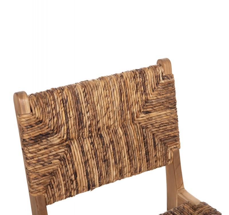 ΚΑΡΕΚΛΑ ΑΠΟ ΞΥΛΟ ΤΕΑΚ ME ΨΑΘΙΝΗ ΠΛΑΤΗ ΚΑΙ ΚΑΘΙΣΜΑ ΦΥΣΙΚΟ ΧΡΩΜΑ 51x60,5x86Yεκ.HM9399.11