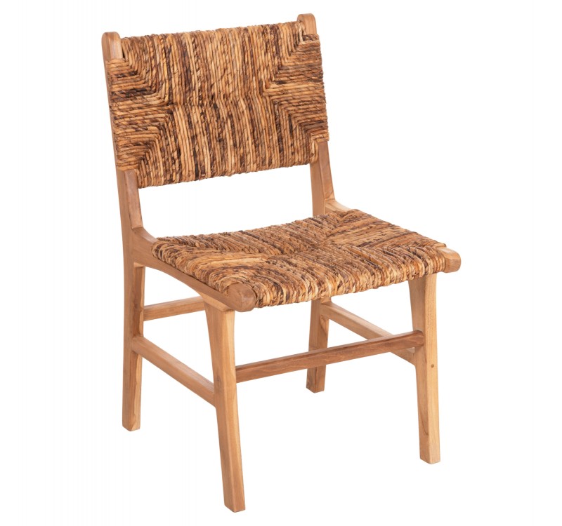 ΚΑΡΕΚΛΑ ΑΠΟ ΞΥΛΟ ΤΕΑΚ ME ΨΑΘΙΝΗ ΠΛΑΤΗ ΚΑΙ ΚΑΘΙΣΜΑ ΦΥΣΙΚΟ ΧΡΩΜΑ 51x60,5x86Yεκ.HM9399.11