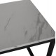 ΖΙΓΚΟΝ GRELAY 2 ΤΕΜ MDF ΟΨΗ ΜΑΡΜΑΡΟΥ & ΜΕΤΑΛΛΟ HM8762.12 45Χ45Χ50εκ. & 37Χ37Χ43 εκ.