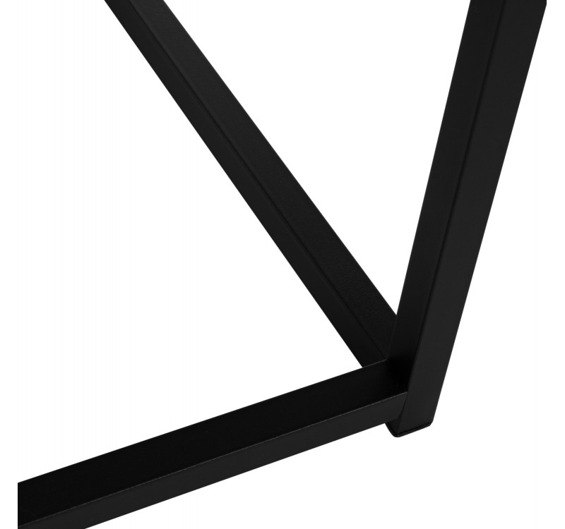 ΖΙΓΚΟΝ GRELAY 2 ΤΕΜ MDF ΟΨΗ ΜΑΡΜΑΡΟΥ & ΜΕΤΑΛΛΟ HM8762.12 45Χ45Χ50εκ. & 37Χ37Χ43 εκ.