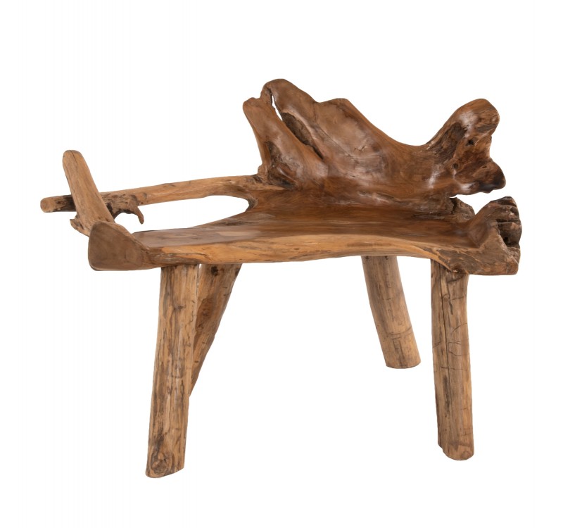 ΠΑΓΚΑΚΙ HM9348 ΑΠΟ ΜΑΣΙΦ ΞΥΛΟ TΕΑK ΦΥΣΙΚΟ 120x88x80 εκ.