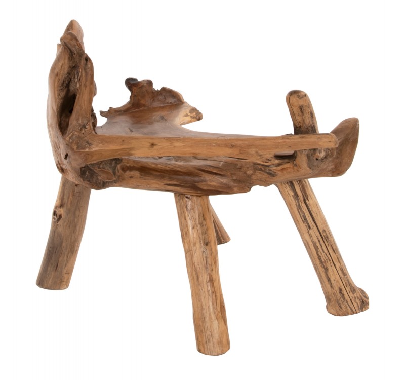 ΠΑΓΚΑΚΙ HM9348 ΑΠΟ ΜΑΣΙΦ ΞΥΛΟ TΕΑK ΦΥΣΙΚΟ 120x88x80 εκ.